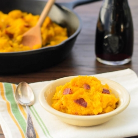 Skillet Buttercup Squash w/ Bacon