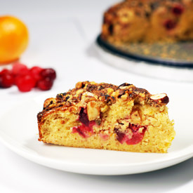 Orange and Cranberry Almond Cake