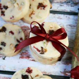 Fruit & Nut Shortbread Cookies