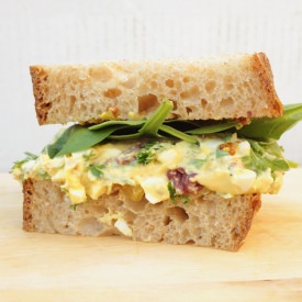 Tahini Egg Salad + Sultana Tapenade