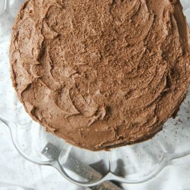 Chocolate Snickerdoodle Cake