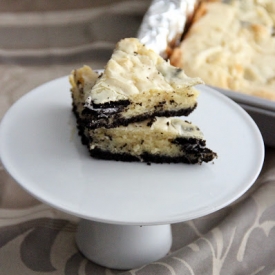 White Chocolate Oreo Blondies