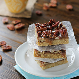 Salted Pecan Pie Cookie Bars