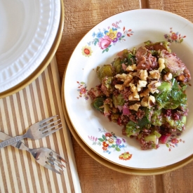 Brussels Sprout Quinoa Salad