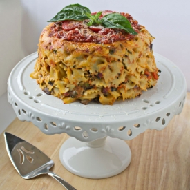 Bow-Tie Pasta Timballo