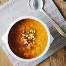 Curried Squash and Carrot Soup