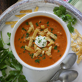 Chipotle Chicken Tortilla Soup