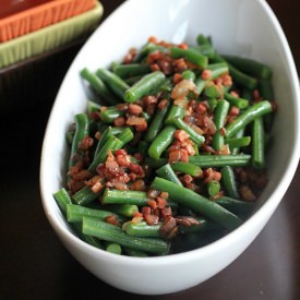 Green Beans with Pancetta