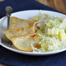 Pierogi with Cabbage and Apples