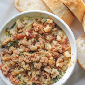 Baked Kale and Artichoke Dip