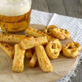 Savory Pretzels and Sticks