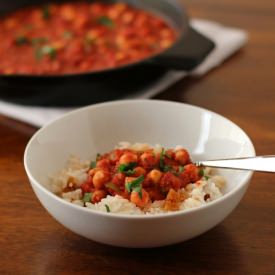 Tomato Chickpeas & Dried Fig Rice