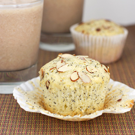 Almond Poppy Seed Muffins