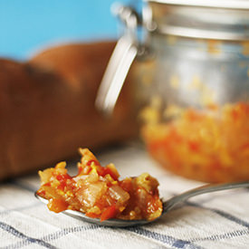 Zucchini and Red Pepper Relish