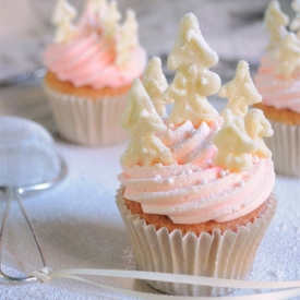 Peppermint Forest Cupcakes