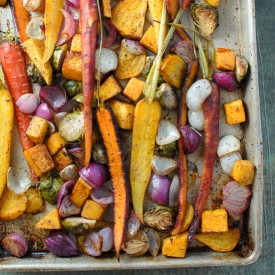 Balsamic Roasted Fall Vegetables