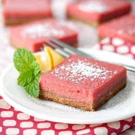 Cranberry Curd Bars