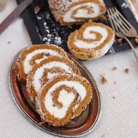 Pecan Cake Roll