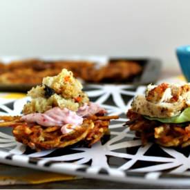 Savory Thanksgiving Latke Sandwich