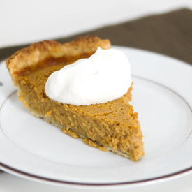 Bourbon Spiked Pumpkin Pie