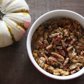 Pumpkin Pecan Baked Oatmeal