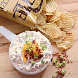 Loaded Baked Potato Dip with Kettle