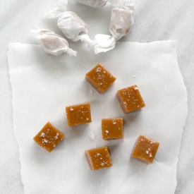 Bourbon Sea Salt Caramels