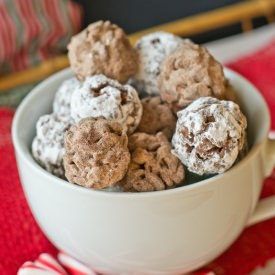 Hot Cocoa Krispies Bites