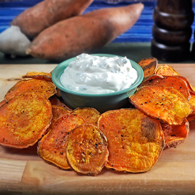 Baked Sweet Potato Chips