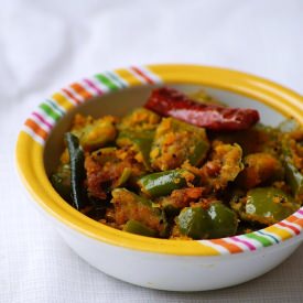 Capsicum Besan Curry