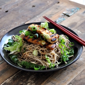 Soba with Ginger-Miso-Maple Syrup