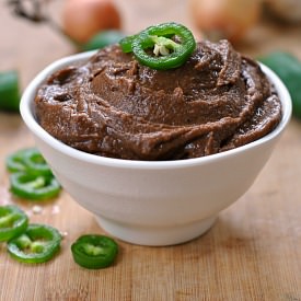 Vegan Crock Pot Refried Beans