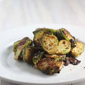 Mustard Garlic Brussels Sprouts