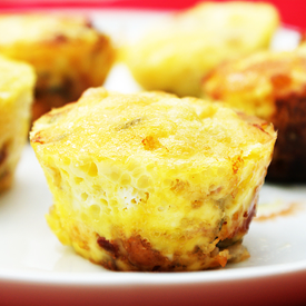 Omelet Muffin with Sausage