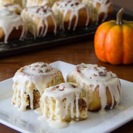 Pumpkin Cinnamon Rolls