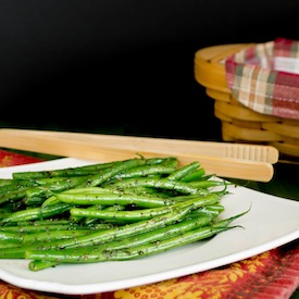 Basil and Garlic Green Beans