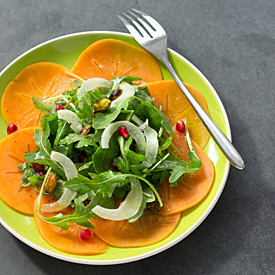 Persimmon & Pomegranate Salad