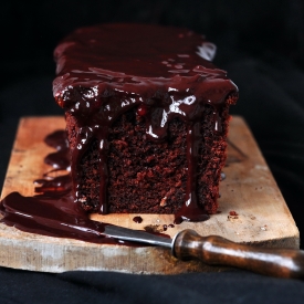 Chocolate Cake with Red Wine