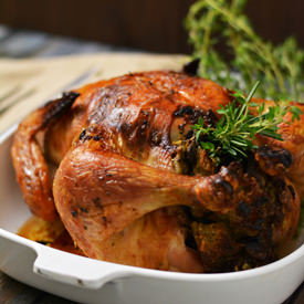 Roasted Chicken w/ Oyster Stuffing