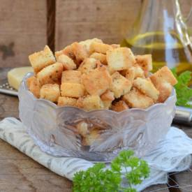 Parmesan and Garlic Croutons