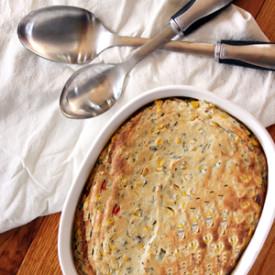 Southwest Sweet Corn Souffle