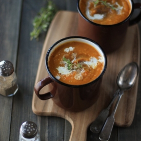 Spicy Butternut Squash Soup