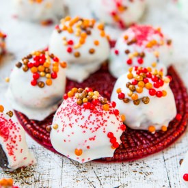 White Chocolate Oreo Cookie Balls