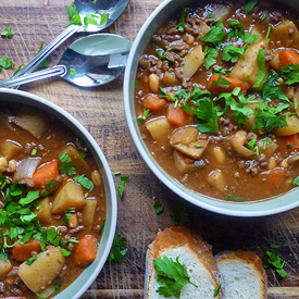 Slow Cooker Beef and Bean Hotpot