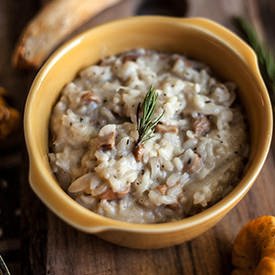 Chantarelle Mushroom Risotto