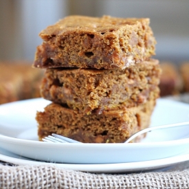 WG Pumpkin Butterscotch Bars