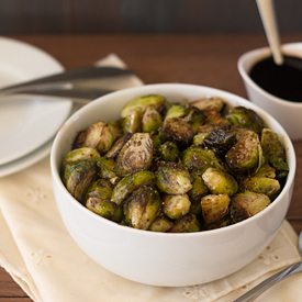 Balsamic Roasted Brussels Sprouts