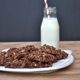 Pumpkin Chocolate No-Bake Cookies