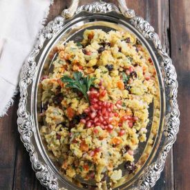 Pomegranate Cornbread Stuffing