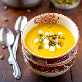 Kabocha Squash and Celeriac Soup